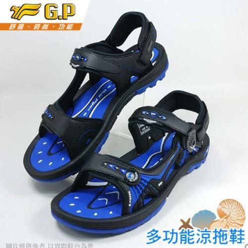 【G.P 時尚休閒兩用涼鞋】G6906M-23 寶藍色 (SIZE:40-44 共二色)