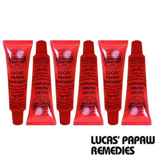 Lucas Papaw澳洲木瓜護唇膏x6（15克x6）