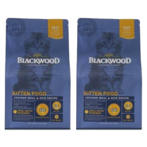 Blackwood 柏萊富 特調幼貓成長配方(雞肉+米) 貓飼料 13.23磅*2包