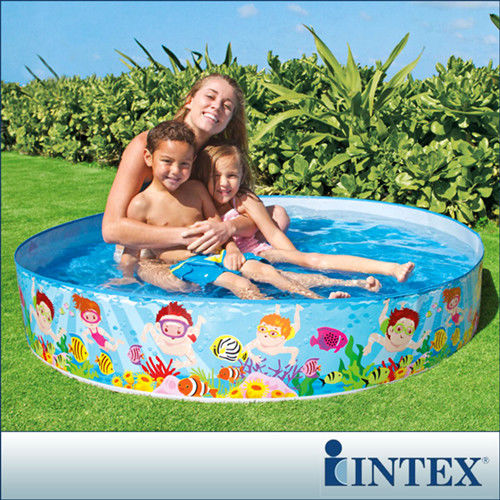 【INTEX】免充氣幼童戲水游泳池 (直徑152cm) (56451)-行動