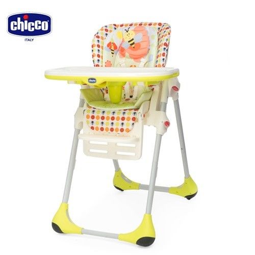 chicco-POLLY兩段式高腳餐椅-蜜蜂花園/黃