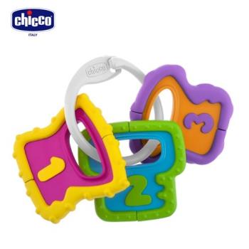 任-chicco-寶貝學習數字鑰匙手搖鈴