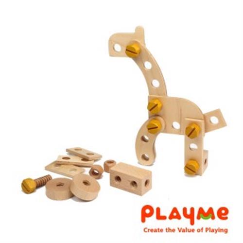 【PlayMe】動物螺絲積木~建構組合發揮創意