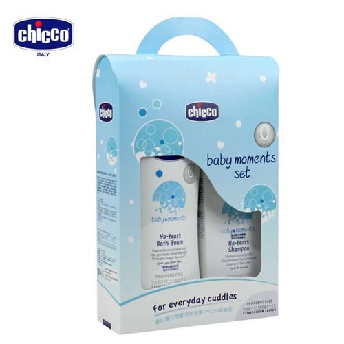 chicco-寶貝嬰兒潤膚泡泡浴露750ml超值組(隨機搭配200ml沐浴保養品)