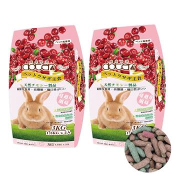 Doter 寵愛物語 兔主食-蔓越莓風味3公斤2包