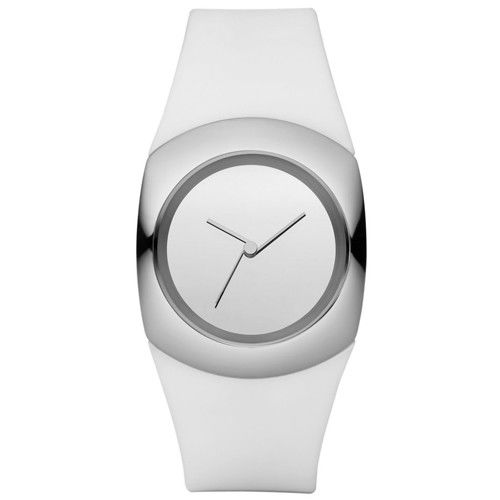 【PHILIPPEI STARCK】創意極簡未來感設計銀色腕錶(PH5042)