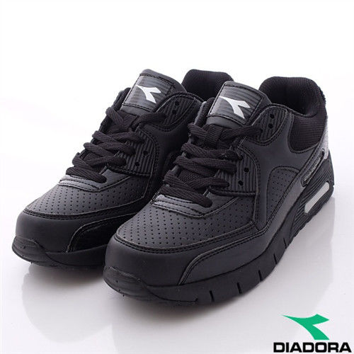 DIADORA義大利國寶鞋-透氣輕量慢跑鞋經典款-WC2880黑(女段)(23.5cm-25cm)-行動