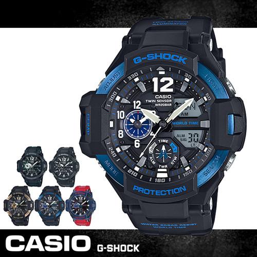 CASIO 卡西歐G-SHOCK 系列】飛行錶_數位羅盤_高亮度LED照明_運動錶(GA