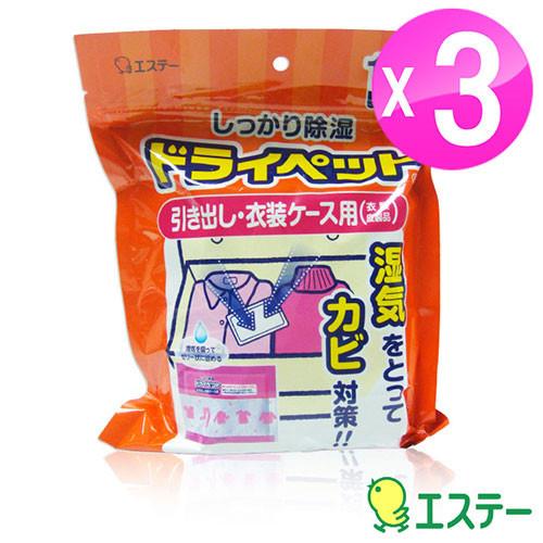ST雞仔牌 抽屜衣櫃專用吸濕小包-衣物.皮製品用(25g x 12包) 3入組ST-902682