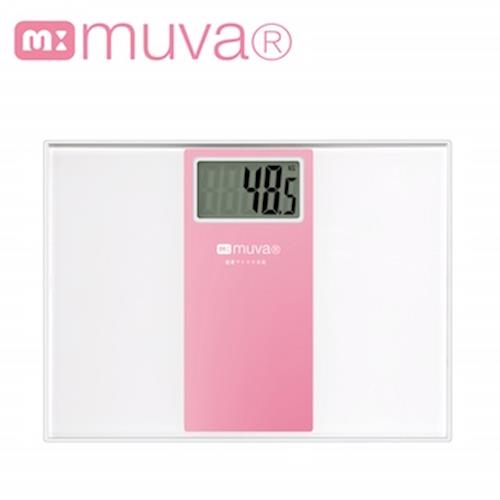 muva繽紛樂電子體重計(櫻花粉） 