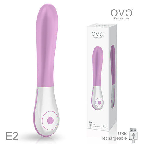 德國OVO E2 仙蒂 5段變頻 G點震動按摩棒 充電式 粉色