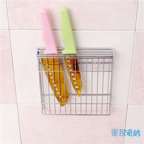 OHKINA隨手貼系列_廚房菜刀/刀具置物架組