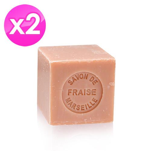 法國 戴奧飛‧波登-方塊馬賽皂(草莓100g)2入組