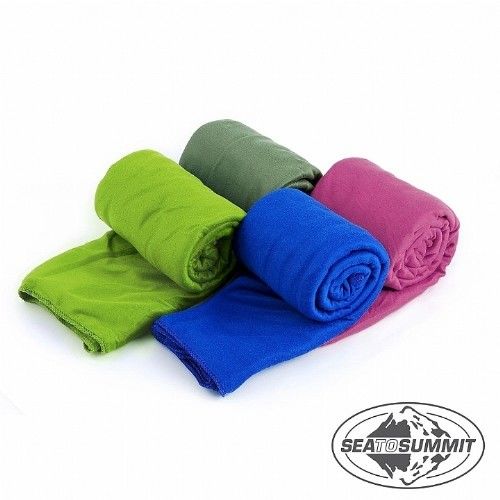 SEATOSUMMIT 口袋型快乾毛巾XL (盒裝/75X150CM)(萊姆綠)