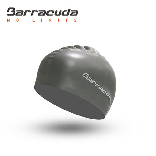 美國巴洛酷達Barracuda成人矽膠泳帽-銀