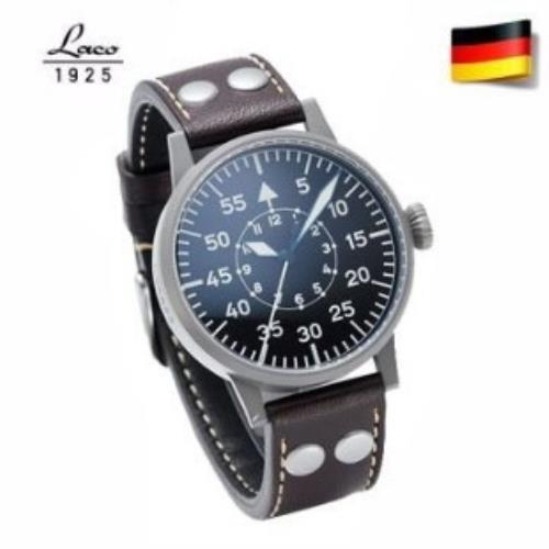 Laco朗坤 861753德國工藝PILOT WATCH ETA機芯2824.2自動上鍊飛行員機械手錶