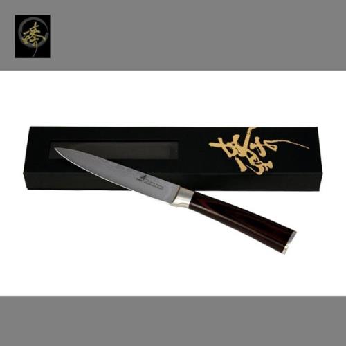 臻 刀具 / 大馬士革鋼系列-水果刀-DLC828-08