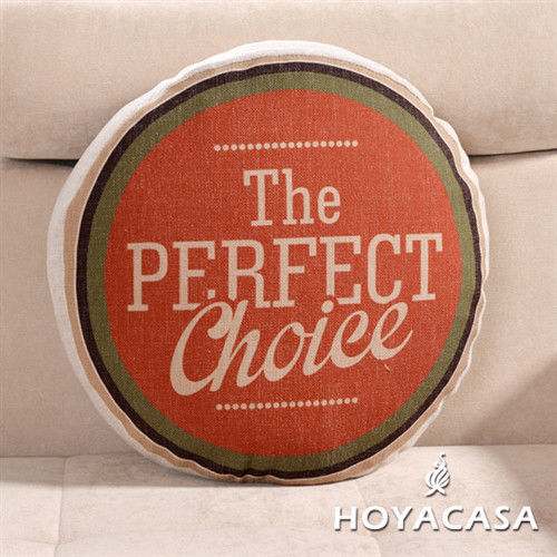 《HOYACASA 美式經典》悠閒漫步麻布沙發抱枕靠墊