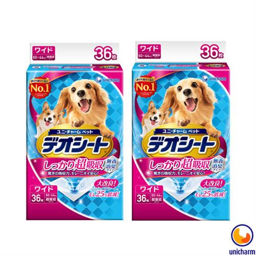 【Unicharm】日本消臭大師 超吸收狗尿墊 LL36片 X 2包