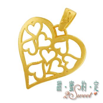 【甜蜜約定】甜蜜純金女墬-約重0.90錢(PE-S3077)