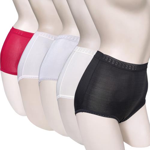 3件組-桑緹絲100%蠶絲女高腰內褲 女蠶絲內褲 蠶絲高腰內褲