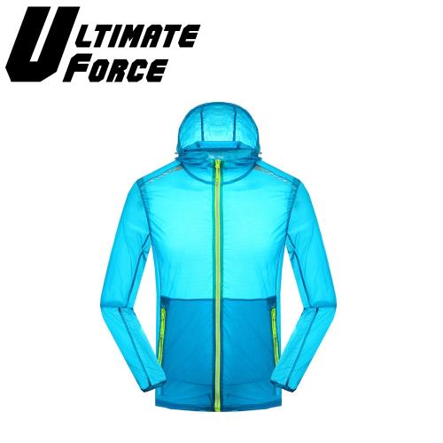 Ultimate Force「鋒速」男款輕量運動外套-天藍色