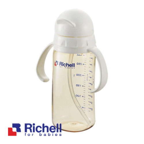 Richell日本利其爾 PPSU吸管型哺乳瓶(320ml)