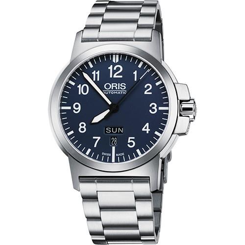 Oris BC3 Advanced 日曆星期機械腕錶-藍/42mm 73576414165-0782203