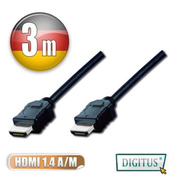 曜兆 DIGITUS HDMI 1.4a圓線3公尺typeA