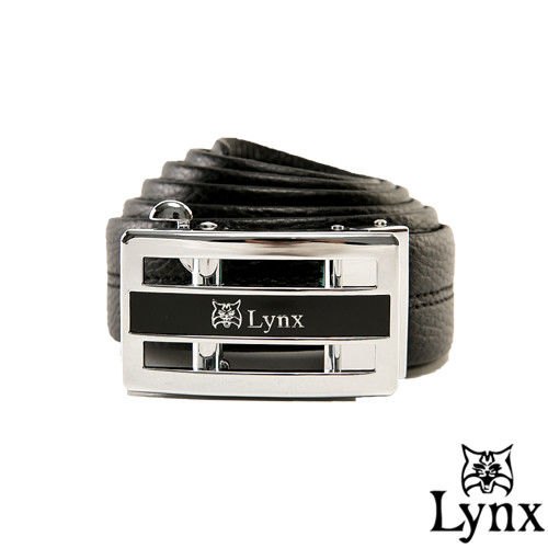 Lynx - 山貓城市系列紳士款自動扣真皮皮帶