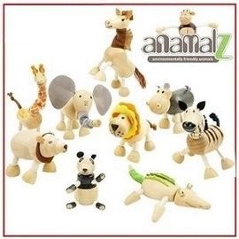 【海夫健康生活館】亞馬遜動物玩偶 澳洲Anamalz 有機楓木玩偶 益智玩具 24種