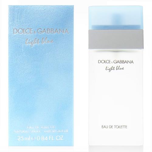 DG DolceGabbana 淺藍 LIGHT BLUE 女性淡香水 25ml 贈隨機針管香水1份