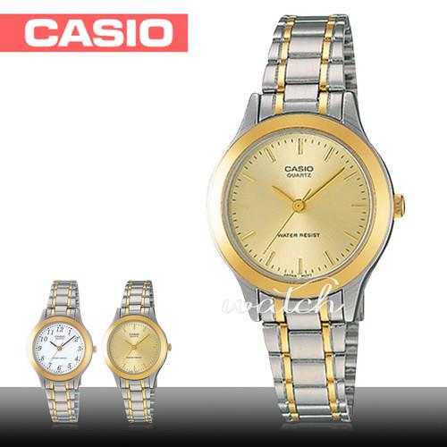 【CASIO 卡西歐】簡單素雅 小錶徑 不鏽鋼石英女錶(LTP-1128G-9A)