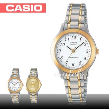 【CASIO 卡西歐】簡單素雅 小錶徑 不鏽鋼石英女錶(LTP-1128G-7B)