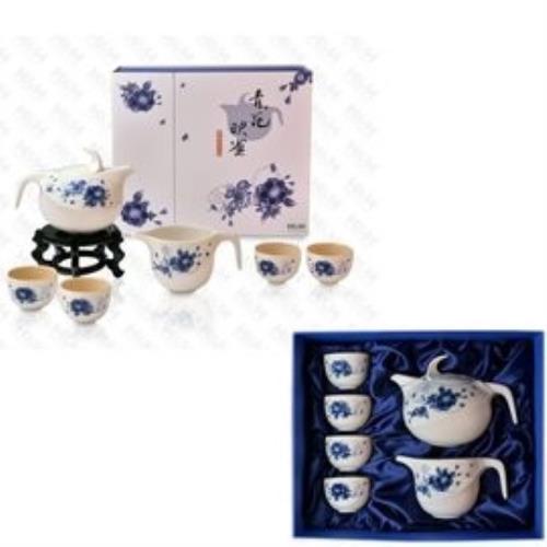 【南良HH】藝術陶瓷 能量瓷 青花映雀茶具組