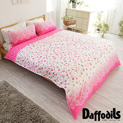 Daffodils《繾香花戀》單人三件式純棉兩用被床包組