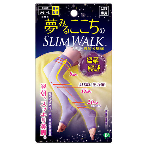 SLIMWALK孅伶美腿襪-溫柔觸感 睡眠型 (ML)