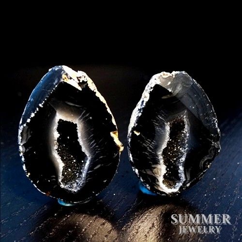 SUMMER寶石 《愛情石》雙胞胎瑪瑙聚寶盆一對60.95g(M8-109)
