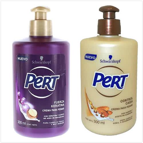 Pert免沖洗護髮霜-角質蛋白+核桃/咖啡因+杏仁油(300ml)*6