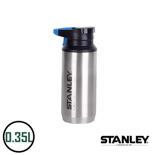 【美國Stanley】不鏽鋼保溫瓶／登山系列 Switchback單手真空保溫杯 0.35L(不鏽鋼原色)