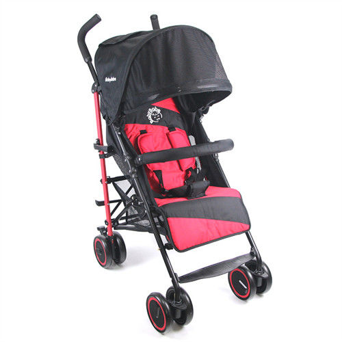 BabyBabe 新款全罩式加寬平躺傘車-紅