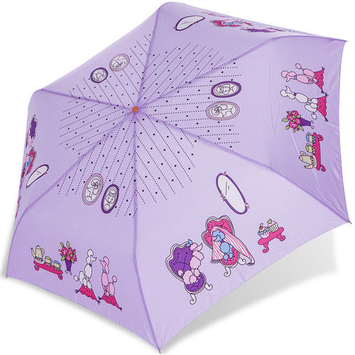 rainstory雨傘-貴賓狗午茶抗UV輕細口紅傘 