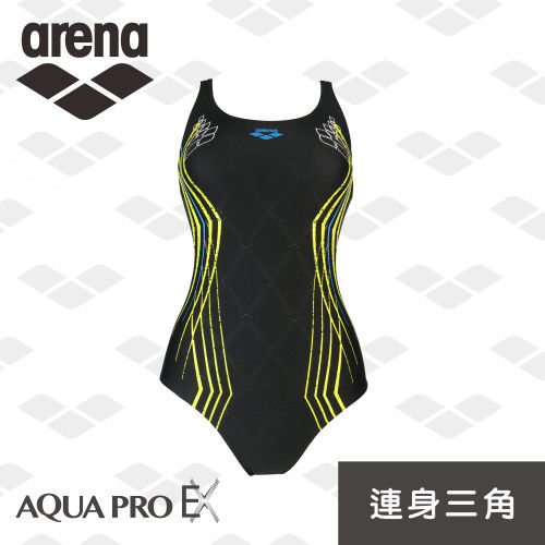 【限量】arena 訓練款TMS5154WA 女用 連身三角低叉泳衣 Aqua Pro Ex系列
