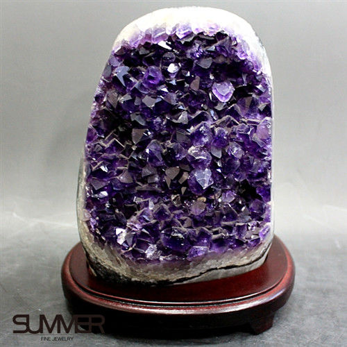 【SUMMER寶石】5A級烏拉圭紫晶鎮《2.8kg》(頂級深紫色 7A-79)