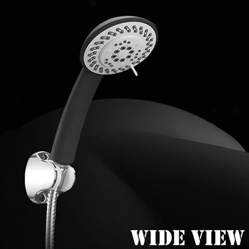 【WIDE VIEW】多功能皮革蓮蓬頭蛇管組(含軟管、蓮蓬頭BS-SH01-P)