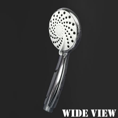 【WIDE VIEW】螺旋簡易蓮蓬頭蛇管組(含軟管、蓮蓬頭BS-SH02-P)