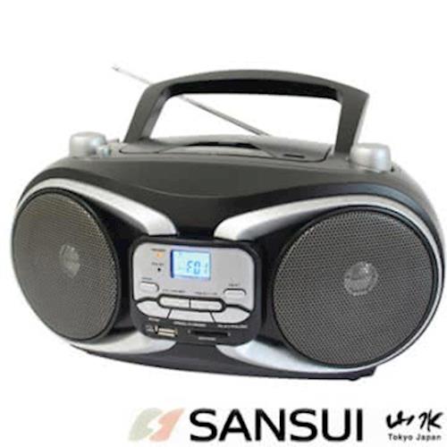 【品牌慶】山水CD/MP3/USB/SD/AUX手提式音響(SB-88N)