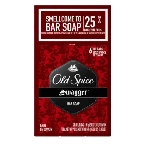 美國原裝Old Spice香水皂-swagger搖擺系列(5oz/141g)*2/組*6
