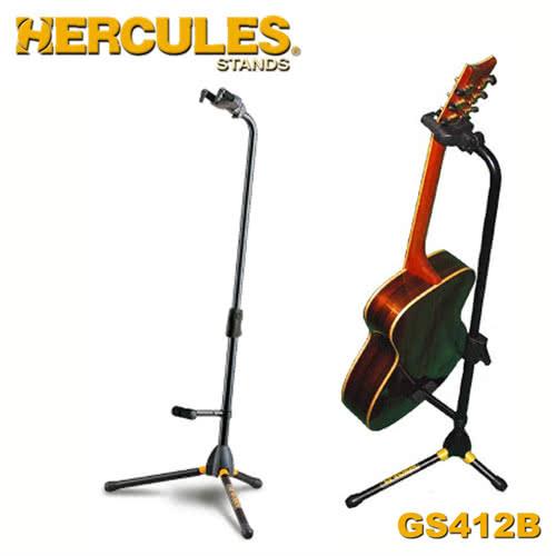 【Hercules 美國品牌】海克力斯 GS412B PLUS 背靠式吉他立架