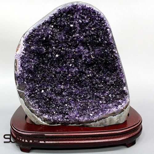 【SUMMER寶石】5A級烏拉圭紫晶鎮《4.4kg》(頂級深紫色 7B-68)